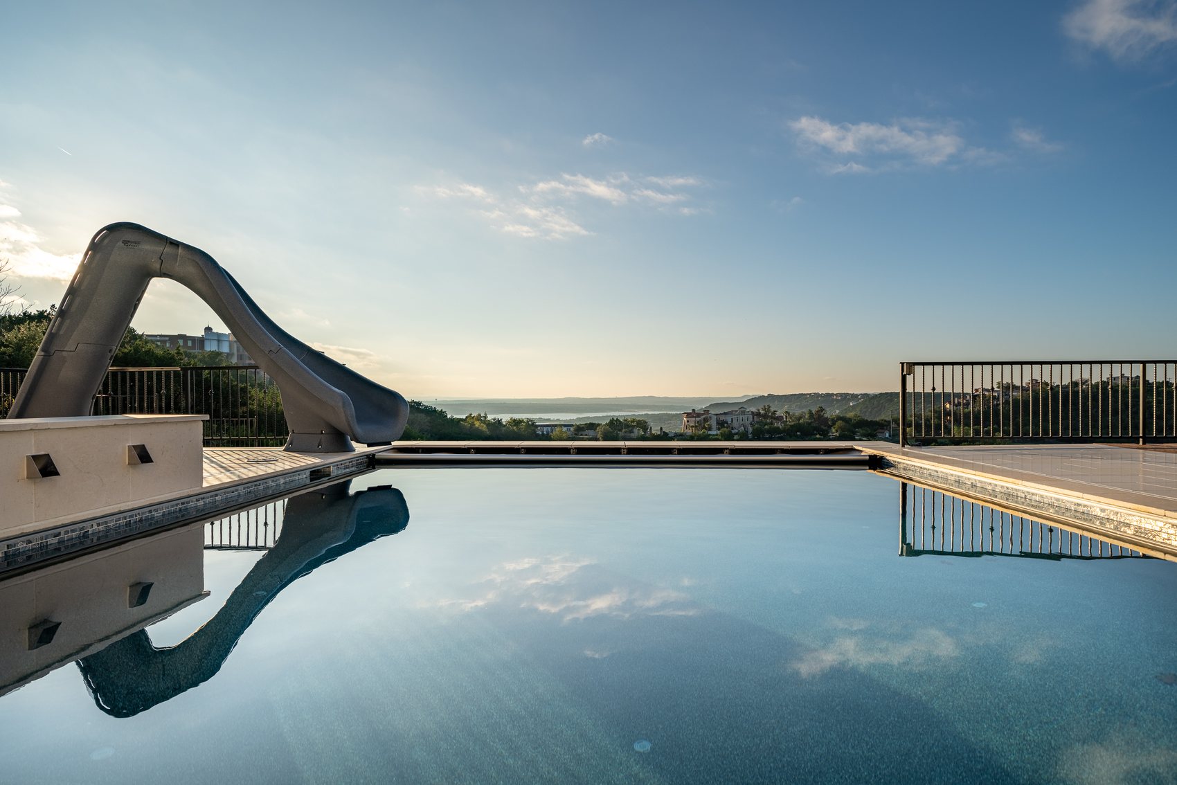 Hillside pool